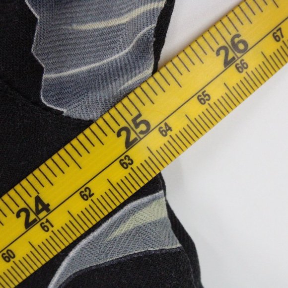 Jamaica Jaxx Hawaiian Silk Shirt Mens Black Button Down Floral Short Sleeve Sz L - Picture 8 of 9